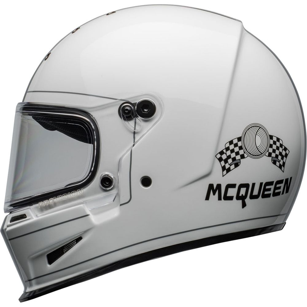 Bell Eliminator ECE22.05 Steve Mcqueen Gloss White