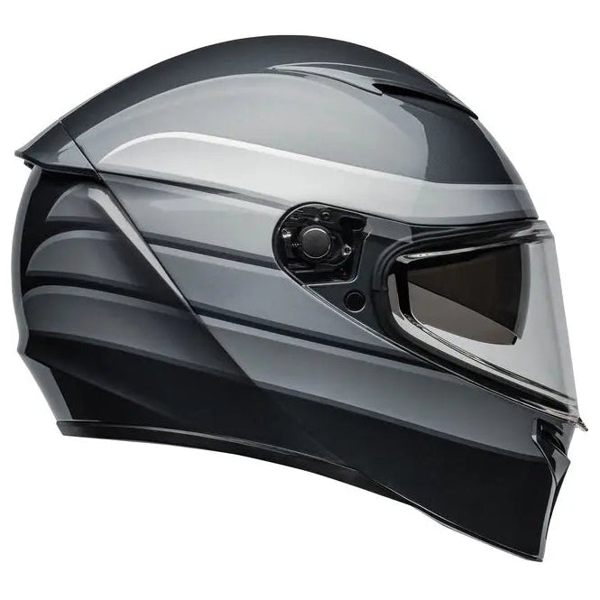 Bell Lithium MIPS Neo ECE 22.06 Gloss Grey / Silver FREE UK Delivery, FREE 365 Day Returns | Moto Central