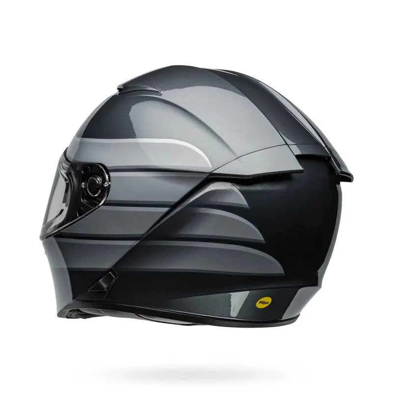 Bell Lithium MIPS Neo ECE 22.06 Gloss Grey / Silver FREE UK Delivery, FREE 365 Day Returns | Moto Central