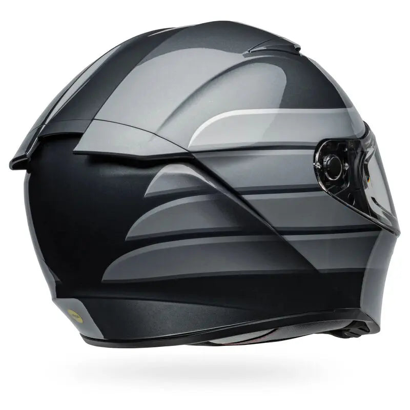 Bell Lithium MIPS Neo ECE 22.06 Gloss Grey / Silver FREE UK Delivery, FREE 365 Day Returns | Moto Central