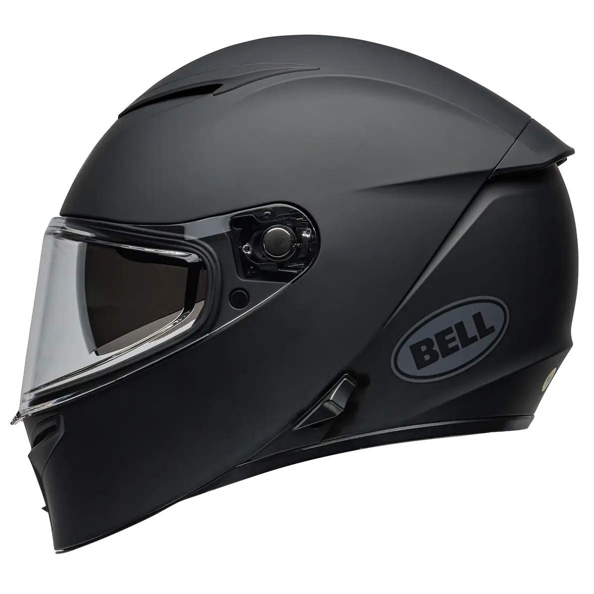 Bell Lithium Mips Solid ECE 22.06 Full Face Helmet - Matt Black full-face motorcycle helmet, right-front three-quarter view