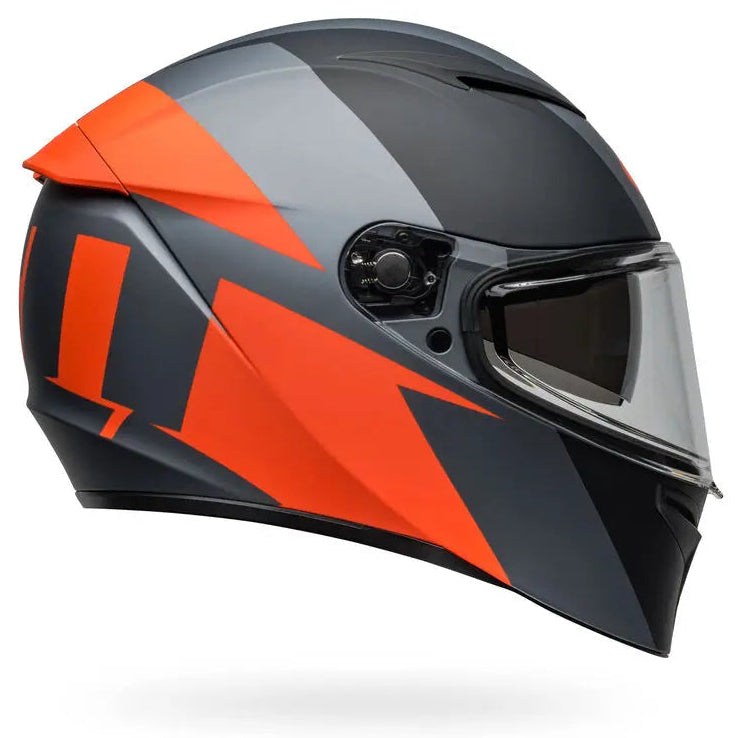 Bell Lithium Shear ECE 22.06 Grey / Orange FREE UK Delivery, FREE 365 Day Returns | Moto Central
