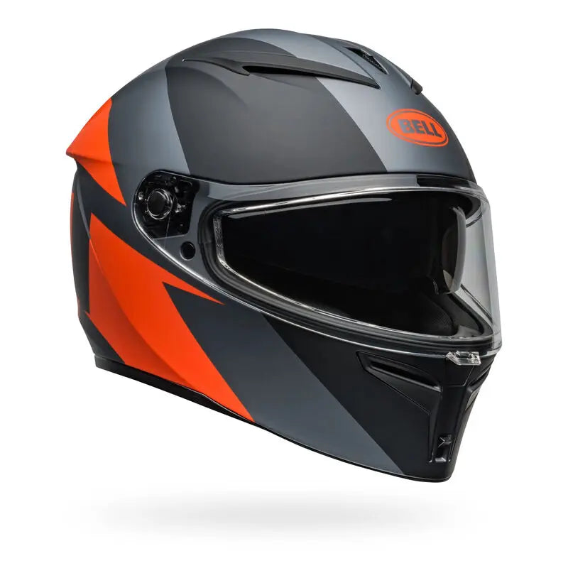 Bell Lithium Shear ECE 22.06 Grey / Orange FREE UK Delivery, FREE 365 Day Returns | Moto Central