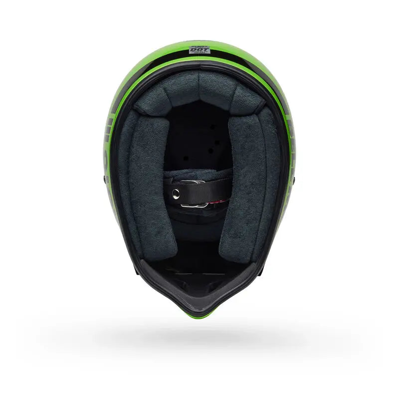 Bell Moto-3 Classic ECE 22.06 Gloss Green FREE UK Delivery, FREE 365 Day Returns | Moto Central
