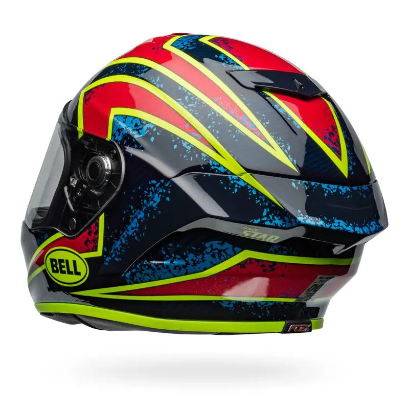 Bell Race Star DLX Flex Xenon ECE 22.06 Blue/Retina FREE UK Delivery Bell Race Star DLX Flex Xenon ECE 22.06 Blue/Retina FREE UK Delivery