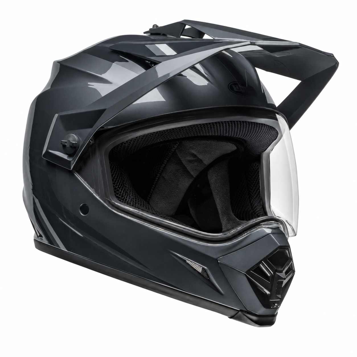 Bell MX-9 Adventure MIPS Alpine ECE 22.06 Charcoal / Silver, rear view