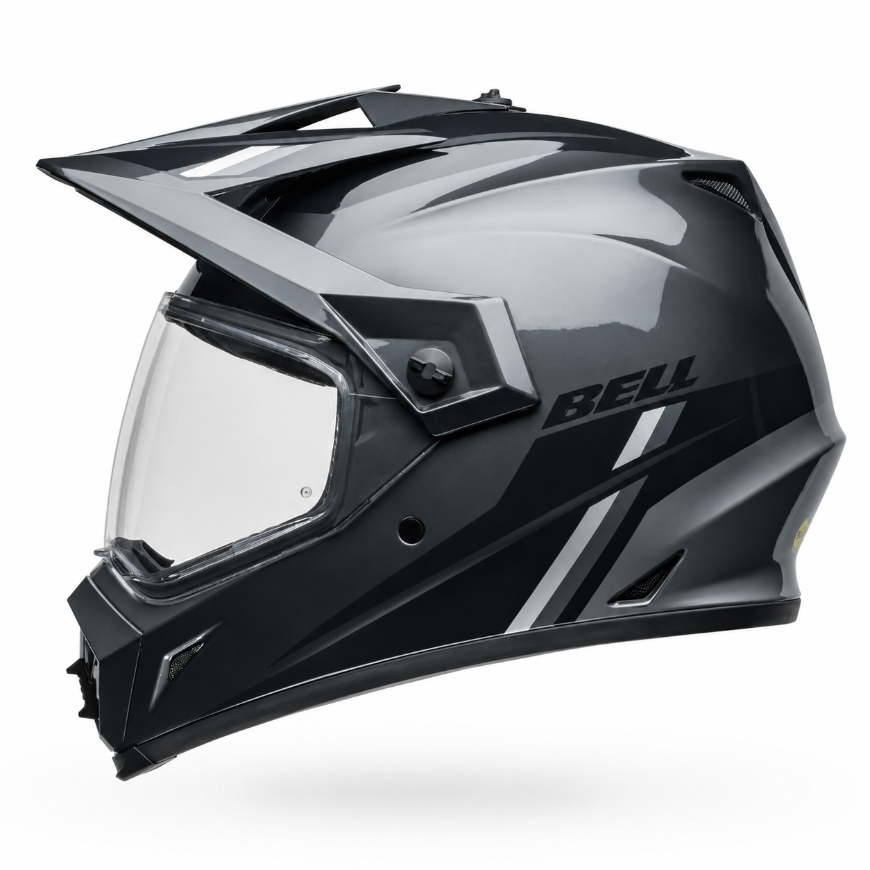 Bell MX-9 Adventure MIPS Alpine ECE 22.06 Charcoal / Silver, top view