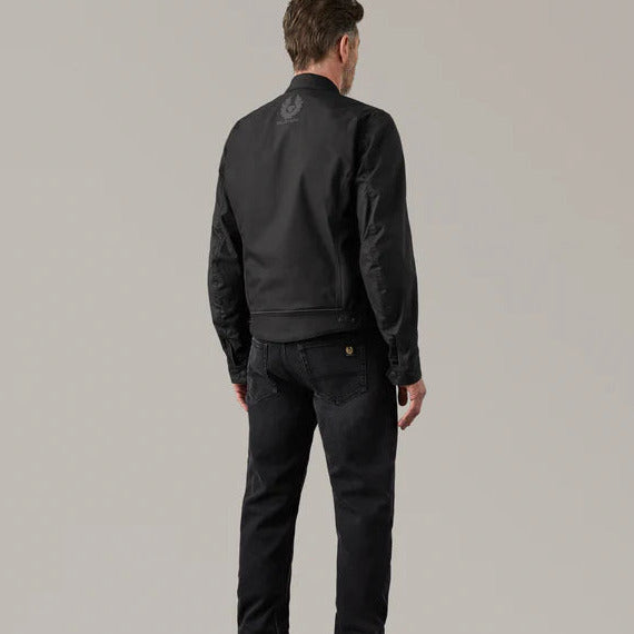 Belstaff Temple Technical Nylon Textile Jacket Black