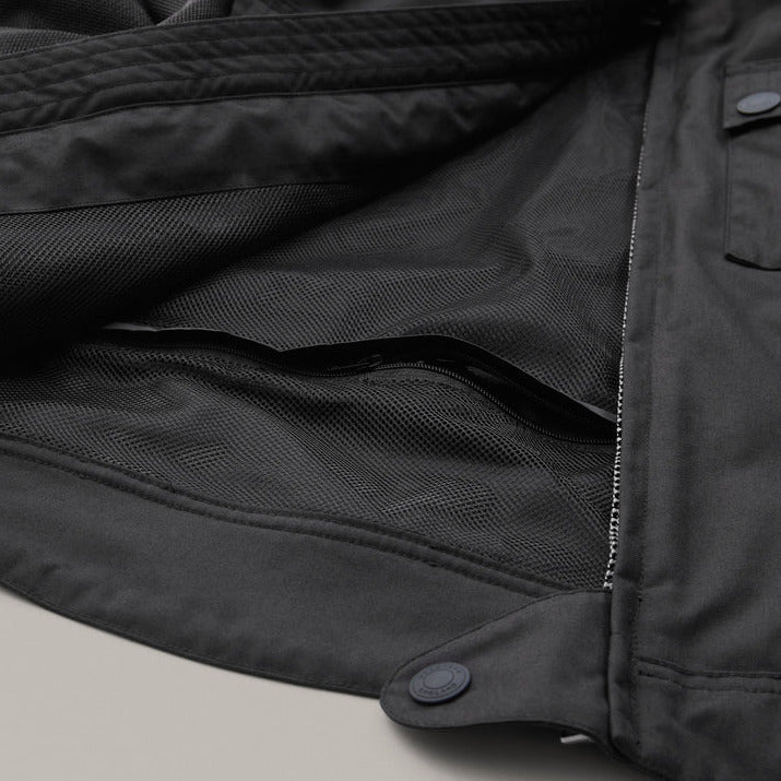 Belstaff Temple Technical Nylon Textile Jacket Black