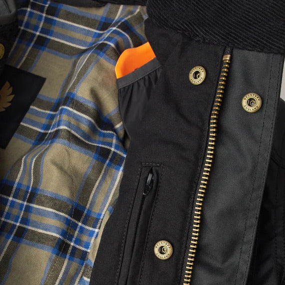 Belstaff Waymaster Technical Waxed Cotton Jacket Black