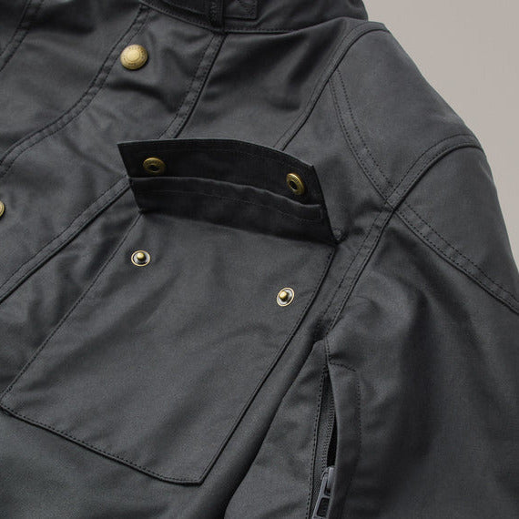 Belstaff Waymaster Technical Waxed Cotton Jacket Black