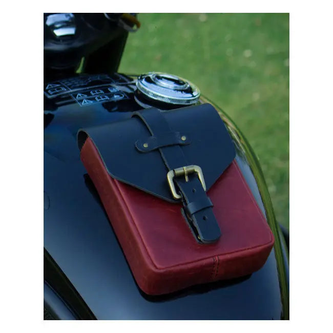 Trip Machine Tank Pouch / Belt Pouch Cherry Red  - FREE UK Shipping, FREE 365 Day Returns | Moto Central