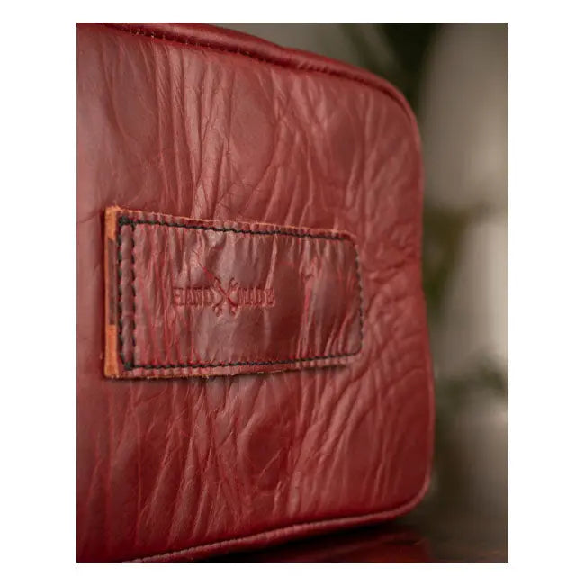 Trip Machine Tank Pouch / Belt Pouch Cherry Red  - FREE UK Shipping, FREE 365 Day Returns | Moto Central