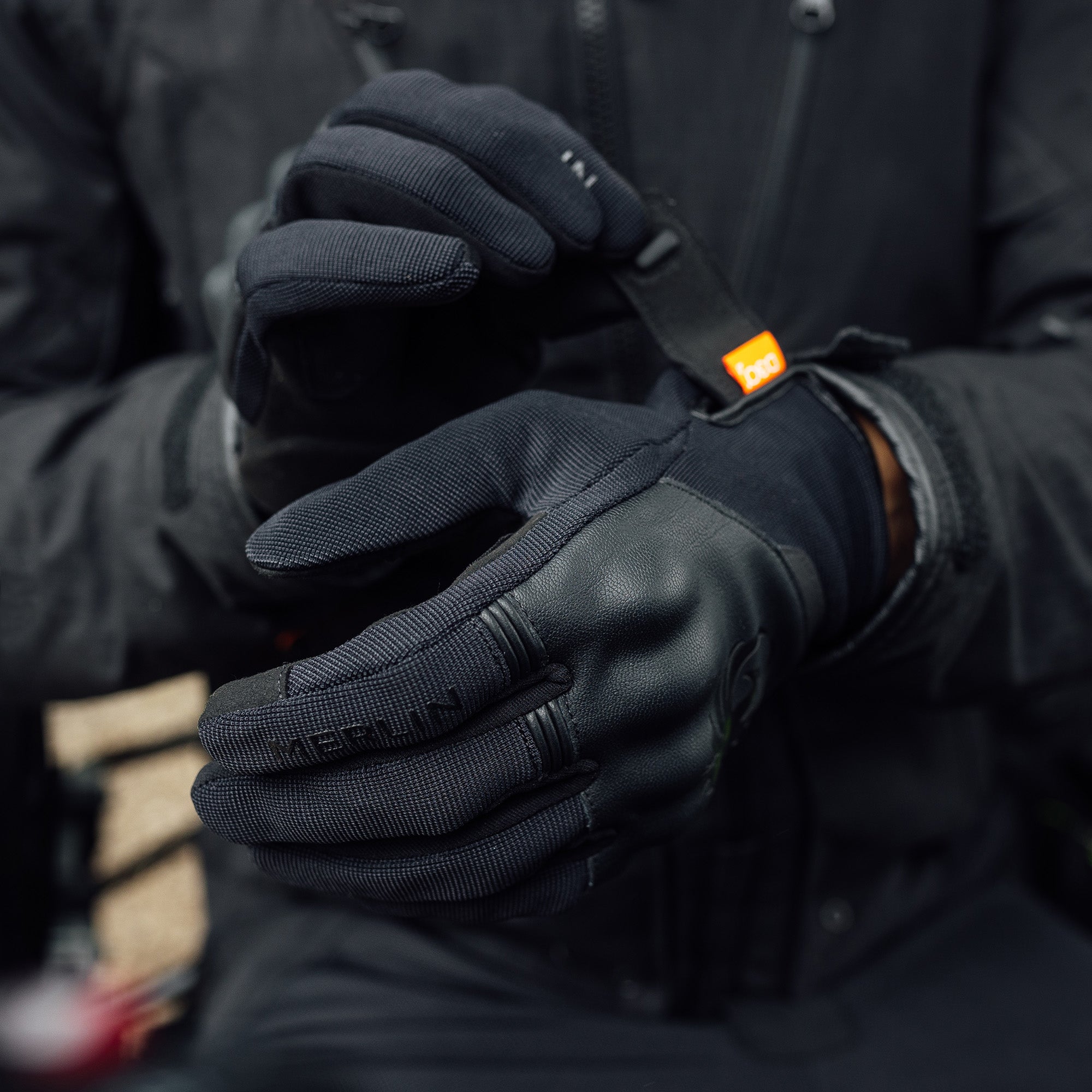 Merlin Berea Trail D3O Gloves Black FREE UK Delivery, FREE 365 Day Returns | Moto Central