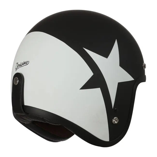 Origine Primo Star Open Face Helmet Matt White / Black  - FREE UK Shipping, FREE 365 Day Returns | Moto Central