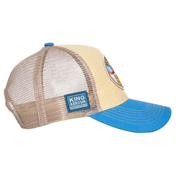 King Kerosin Titties And Beer Cap Beige / Blue — side view