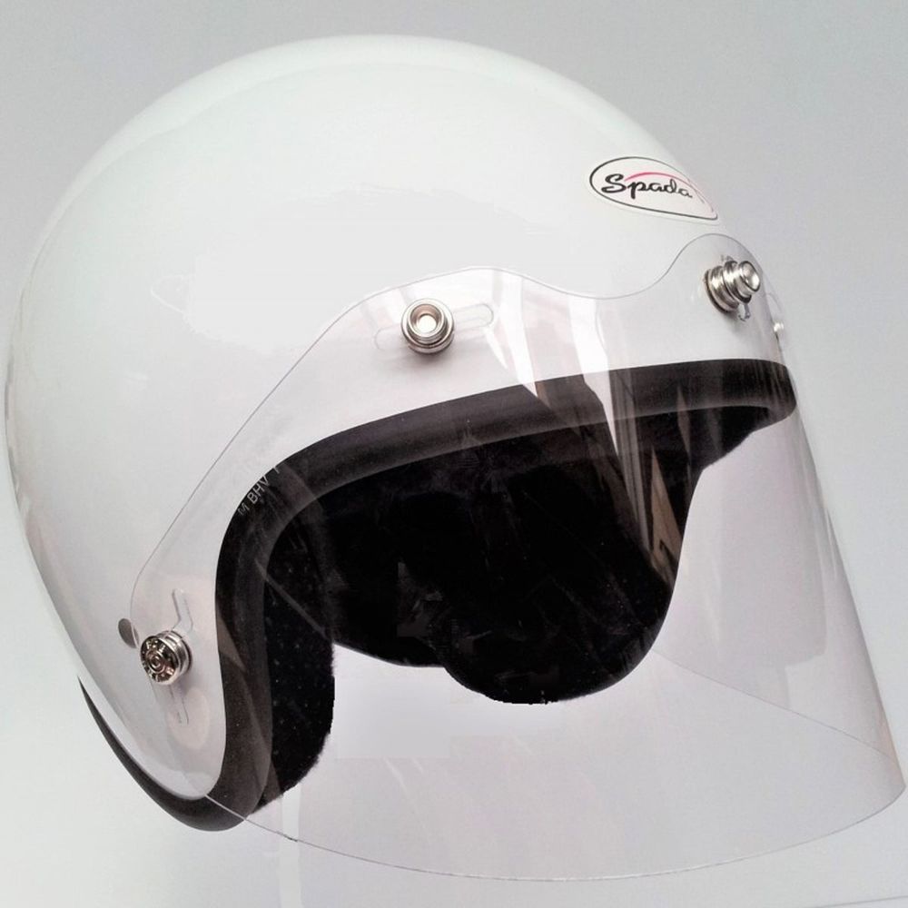 Bob Heath Visors BHV001 5 Stud Long Wrap Round Clear - 1mm
