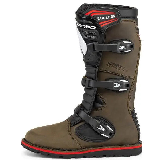 Forma Boulder Off-Road Boots Brown – outer side view