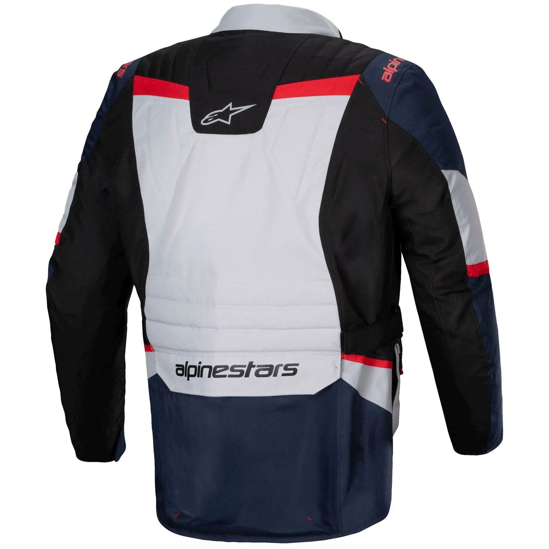 Alpinestars ST-1 Waterproof Textile Jacket Dark Blue / Black / Bright Red, back product view