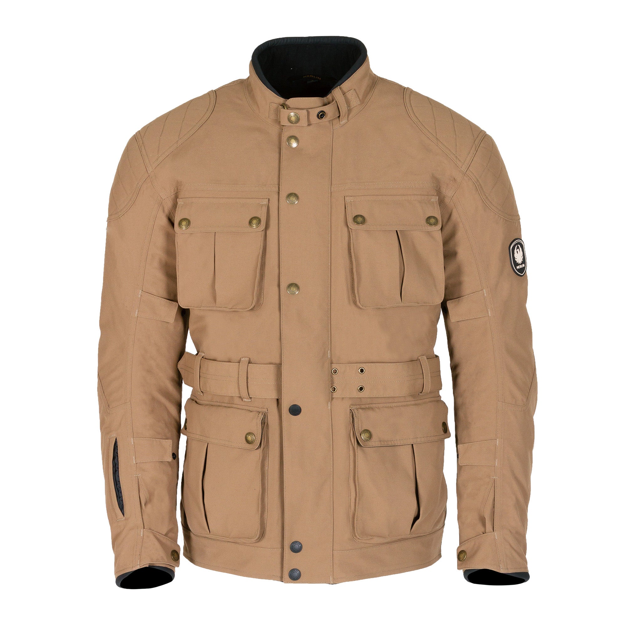 Merlin Burslem D3O Eco Laminated Textile Jacket Sand FREE UK Delivery, FREE 365 Day Returns | Moto Central
