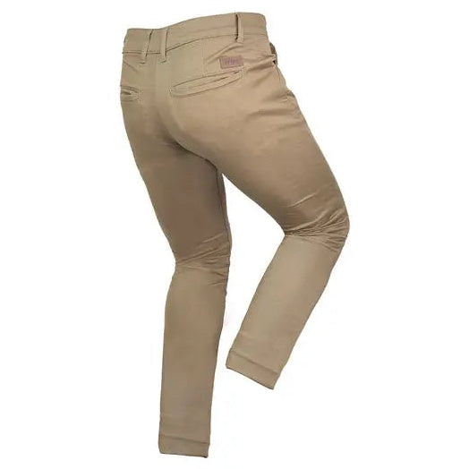 ByCity Docks Textile Trouser Beige — rear view