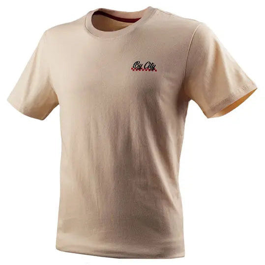 ByCity Motorlife T-Shirt Cream — logo rear view