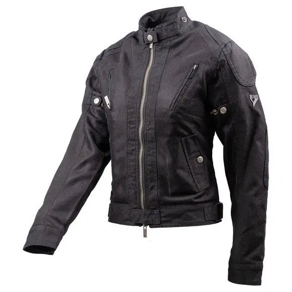 ByCity Teneree Venty IV Ladies Textile Jacket Black — front view