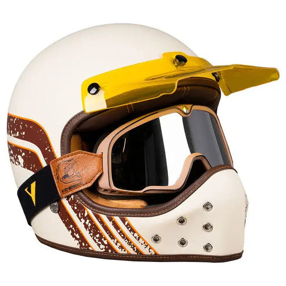ByCity The Rock Stripe — goggle-equipped front three-quarter view