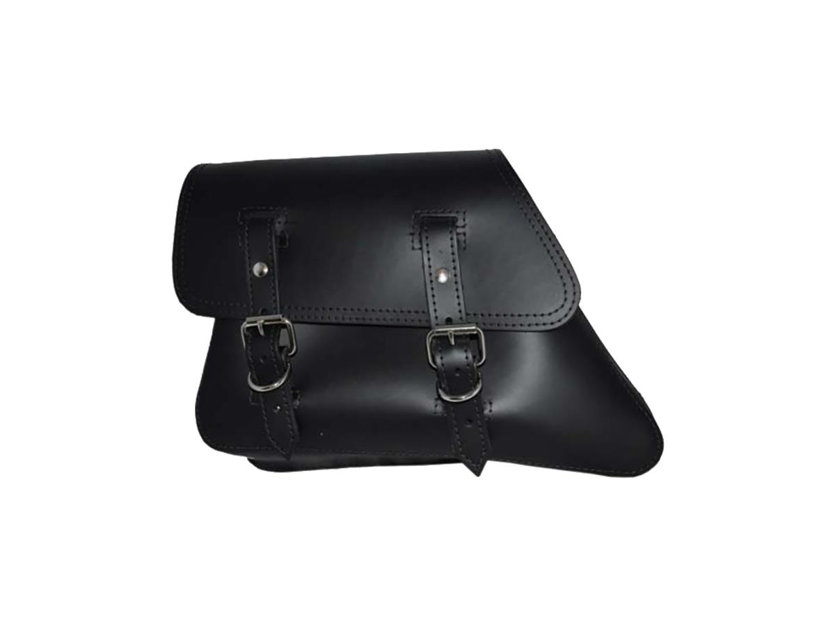 La Rosa Design Solo Swing Arm Left Saddle Bag Black For 82-03 Sportster