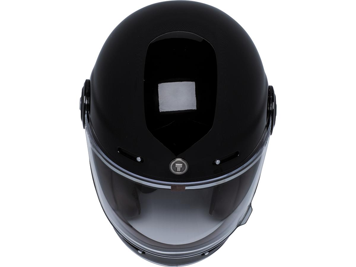 Torc T-1 Retro Helmet Gloss Black - FREE UK Shipping, FREE 365 Day Returns | Moto Central