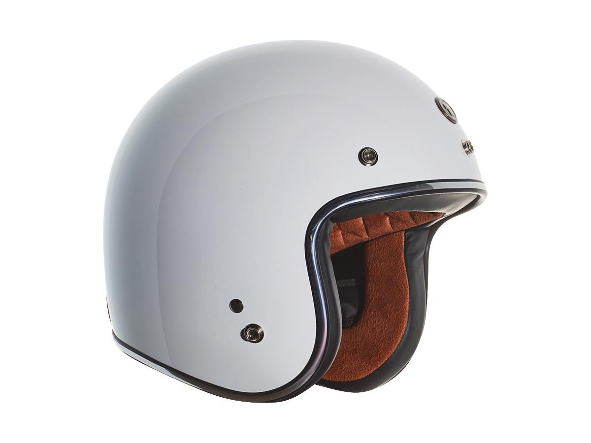 Torc T-50 ECE Retro Jet Helmet Gloss White FREE Delivery, FREE Returns