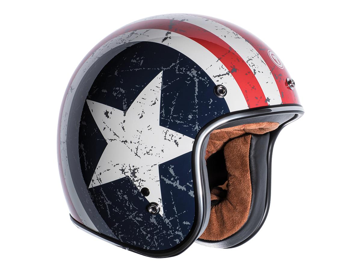Torc T-50 ECE Retro Jet Rebel Star White / Red / Blue