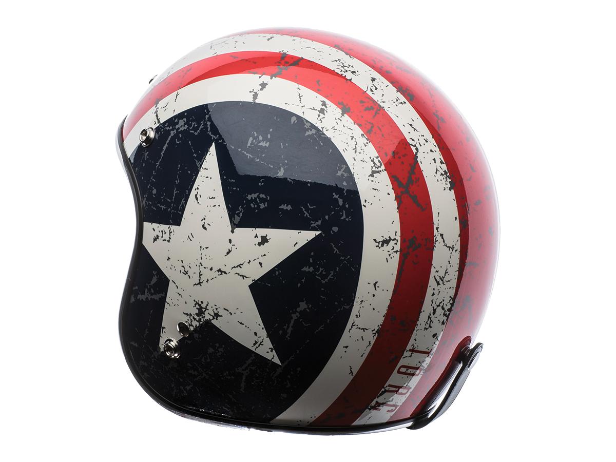 Torc T-50 ECE Retro Jet Rebel Star White / Red / Blue
