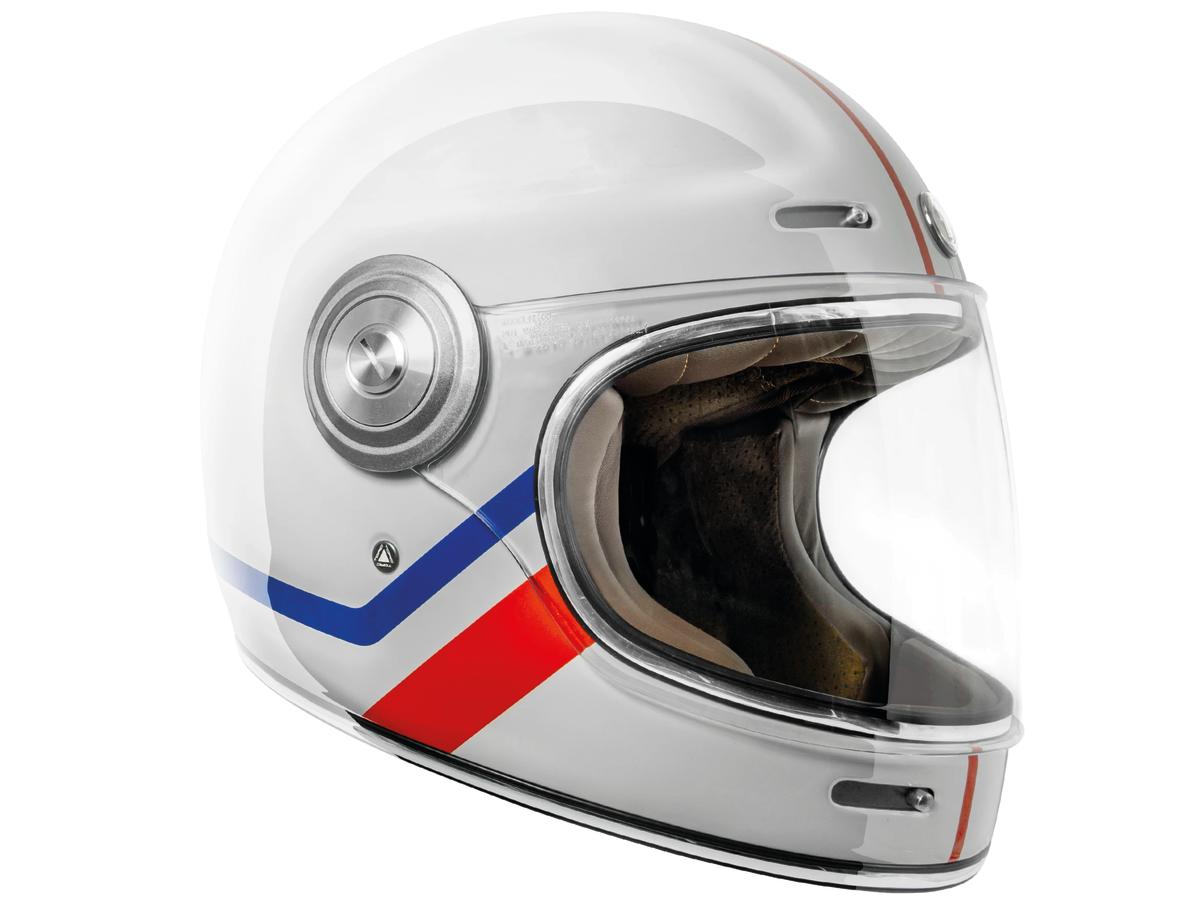 Torc T-1 Retro Allegiance Helmet Gloss White FREE Delivery & Returns