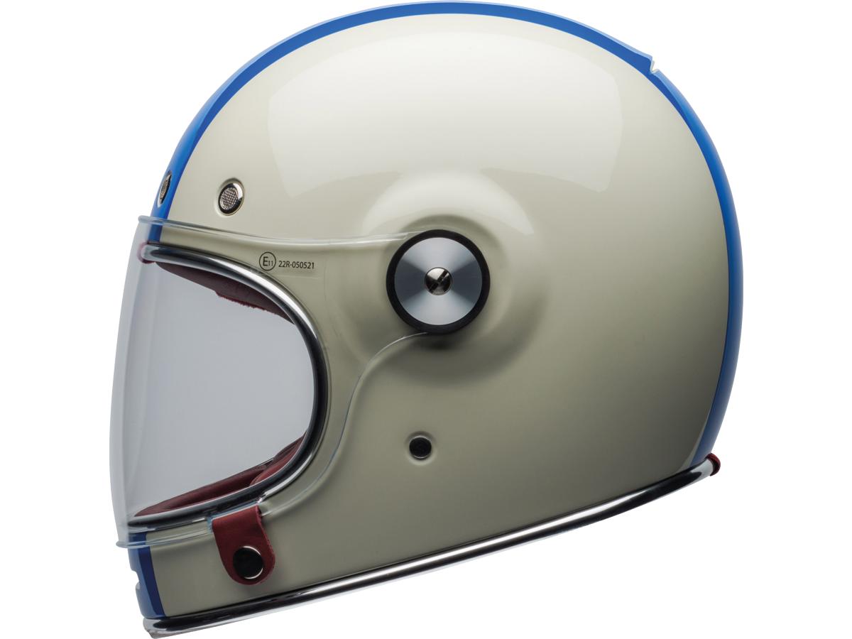 Bell Bullitt Retro White / Command Oxblood