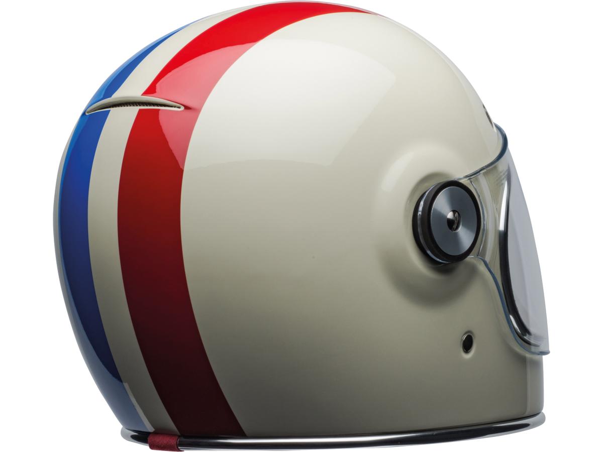 Bell Bullitt Retro White / Command Oxblood