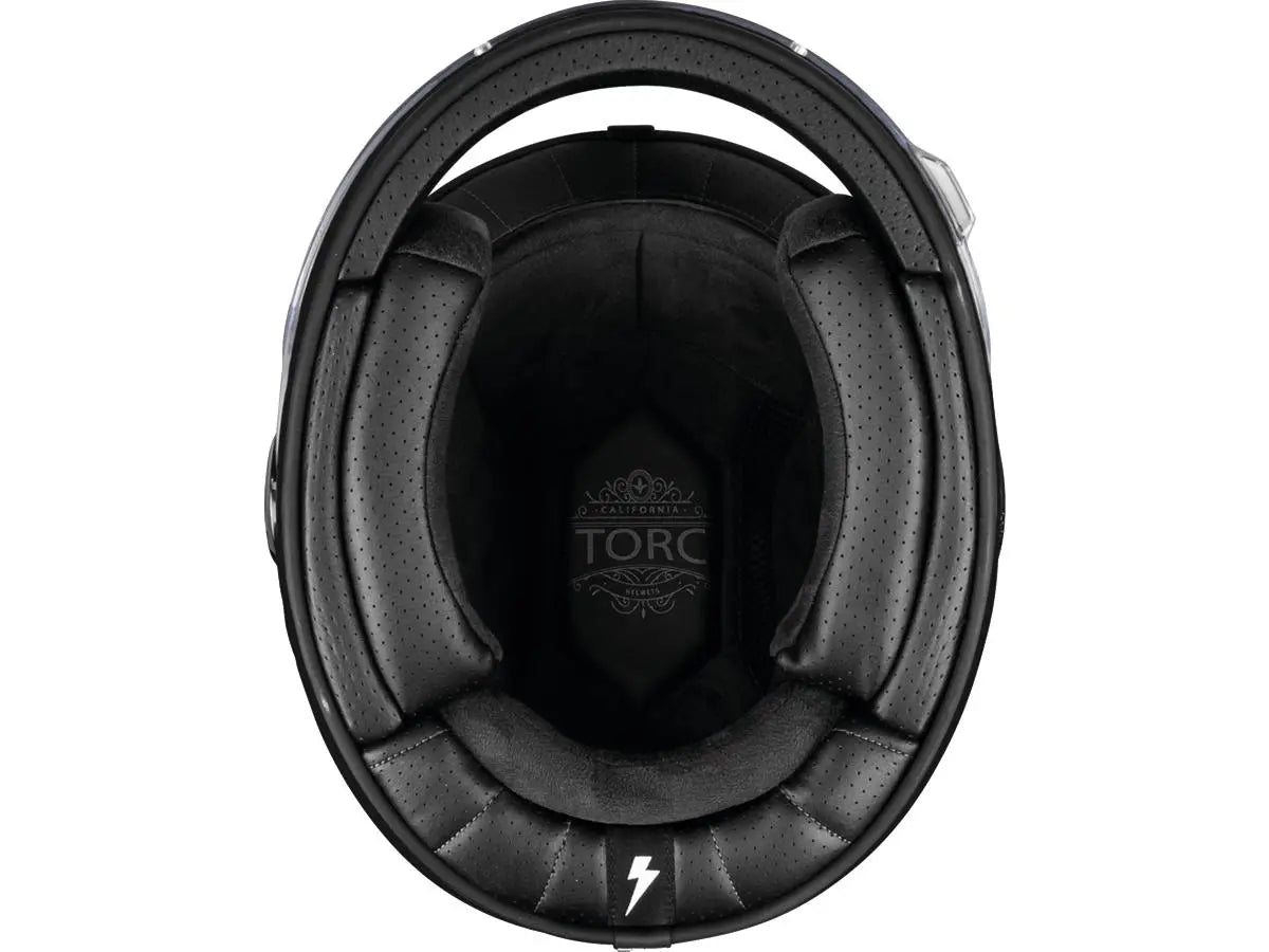 Torc T-1 Retro Breaker Gloss Black FREE UK Delivery, FREE 365 Day Returns | Moto Central