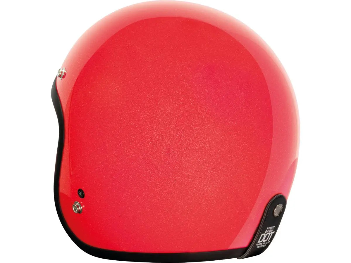Torc T-50 ECE Retro Jet Gloss Metallic red FREE UK Delivery, FREE 365 Day Returns | Moto Central