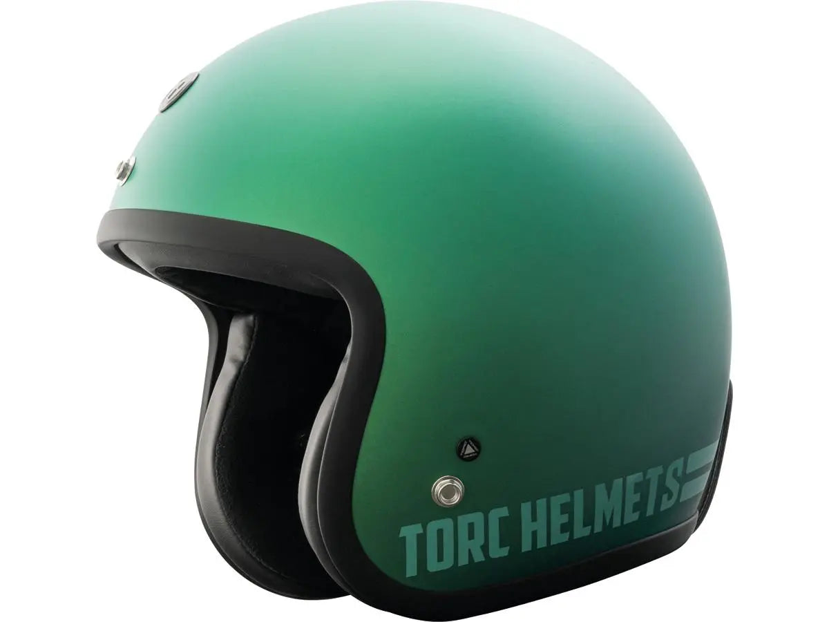 Torc T-50 ECE Retro Jet Teal FREE UK Delivery, FREE 365 Day Returns | Moto Central