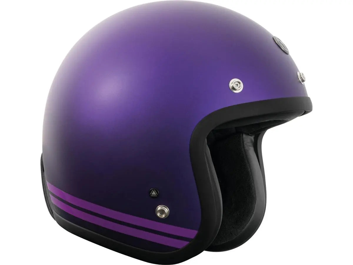 Torc T-50 ECE Retro Jet Purple FREE UK Delivery, FREE 365 Day Returns | Moto Central