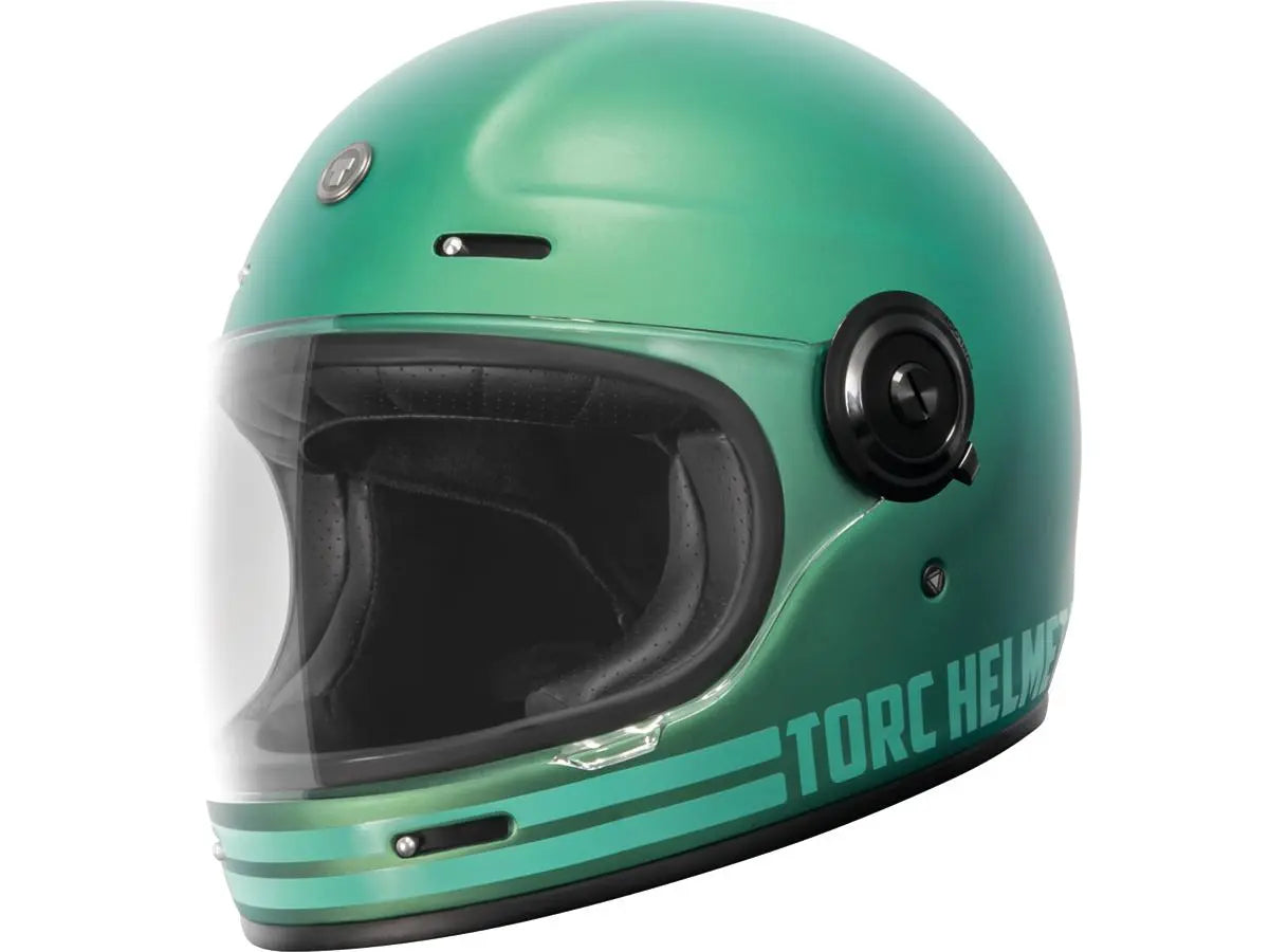 Torc T-1 Retro Cali Teal FREE UK Delivery, FREE 365 Day Returns | Moto Central