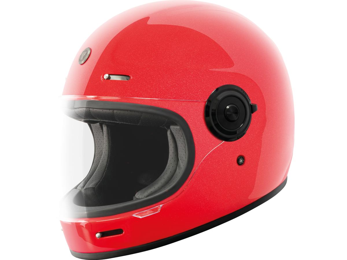 Torc T-1 Retro Gloss Metallic Red FREE UK Delivery, FREE 365 Day Returns | Moto Central