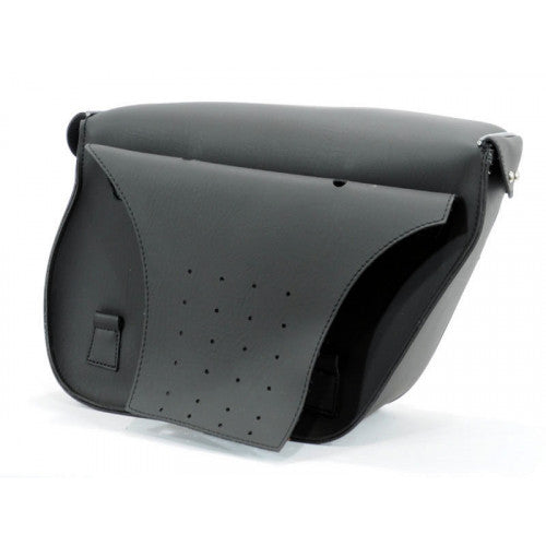 Longride Studded Iparex Saddlebags Black - 28 Liters