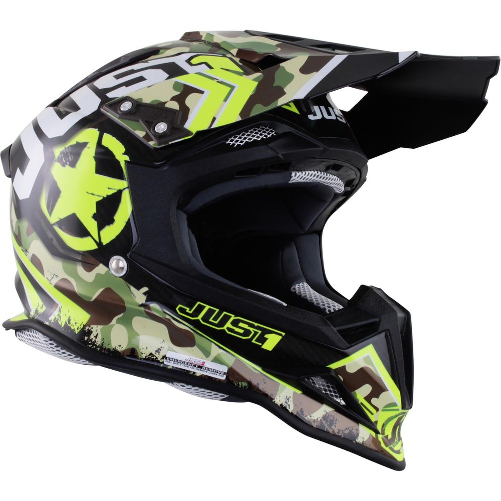 Just1 J12 Carbon MX Kombat Yellow