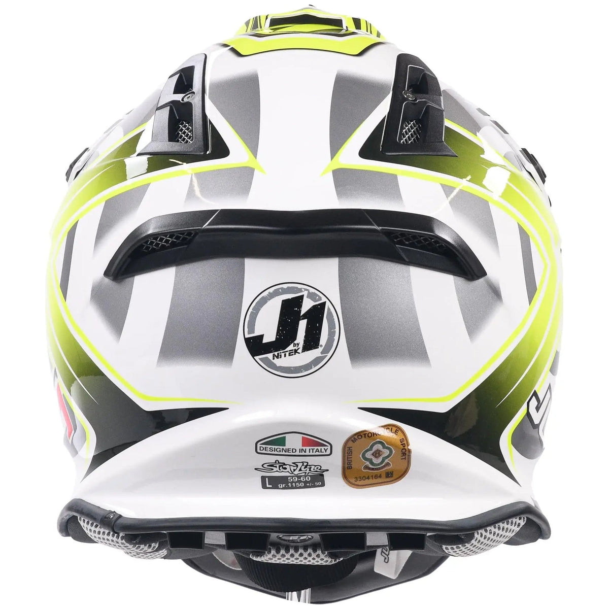 Just1 J12 Carbon MX Helmet Mister X Yellow - FREE UK Shipping, FREE 365 Day Returns | Moto Central