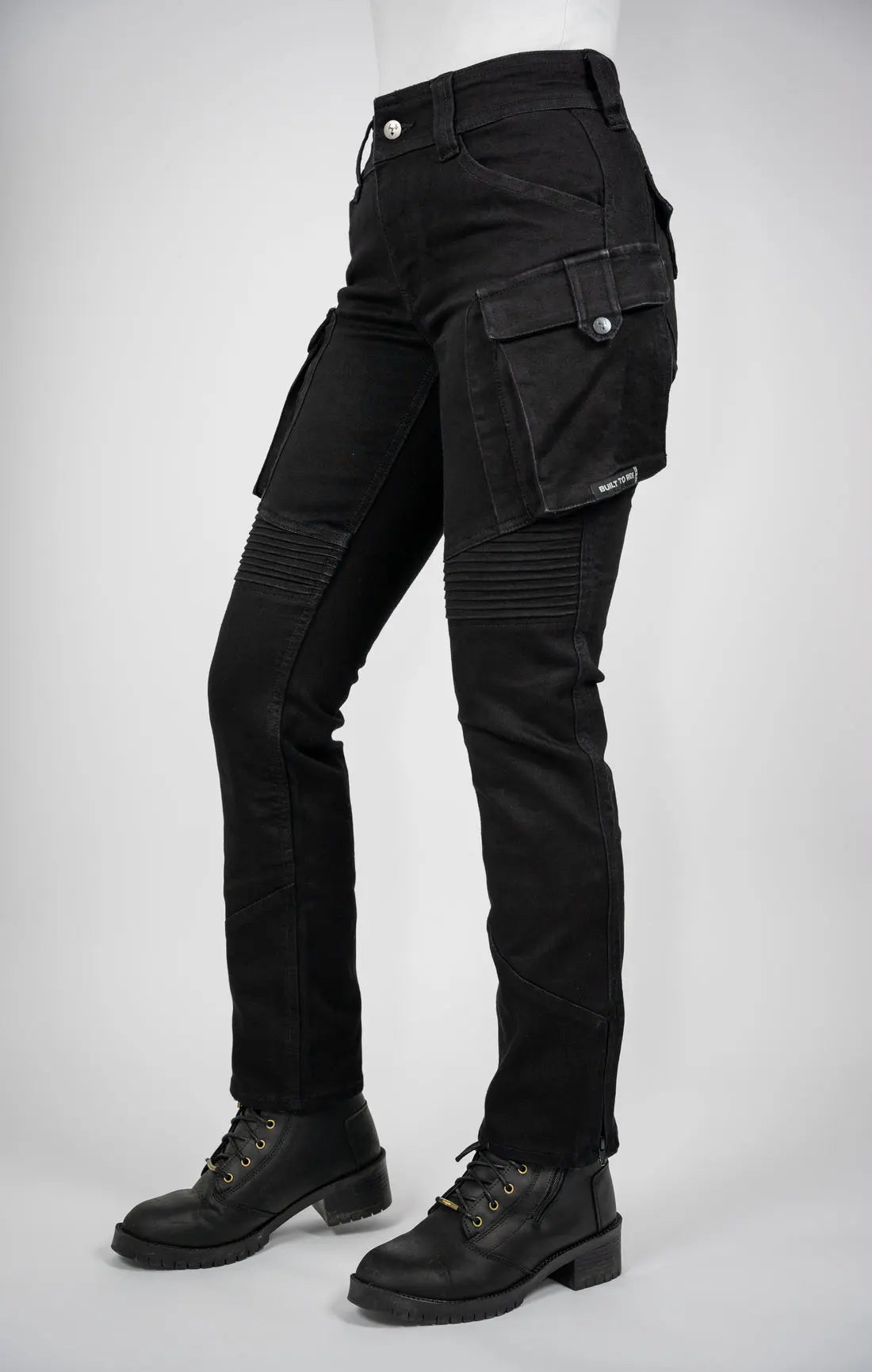 Bull-it Coyote Ladies Easy Fit Denim Jeans Black  - FREE UK Shipping, FREE 365 Day Returns | Moto Central