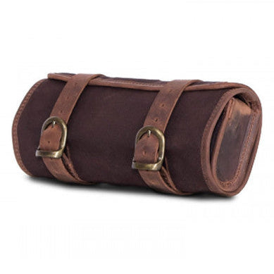 Longride Waxed Canvas Tool Roll Bag Brown - 1.5 Liters - alternate product view