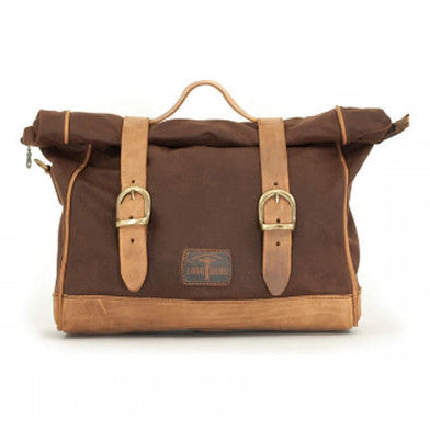 Longride Waxed Canvas Multifit Saddlebag Brown - 9.5 Liters - primary product view
