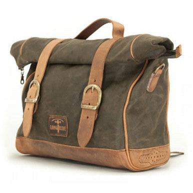 Longride Waxed Canvas Multifit Saddlebag Khaki - 9.5 Liters - alternate product view