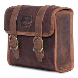 Longride Waxed Canvas Multifit Saddlebag Brown - 4 Liters - alternate product view